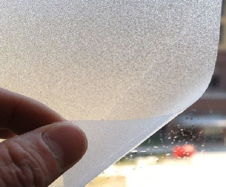 玉屏玻璃门外面粘广告用什么材料好？